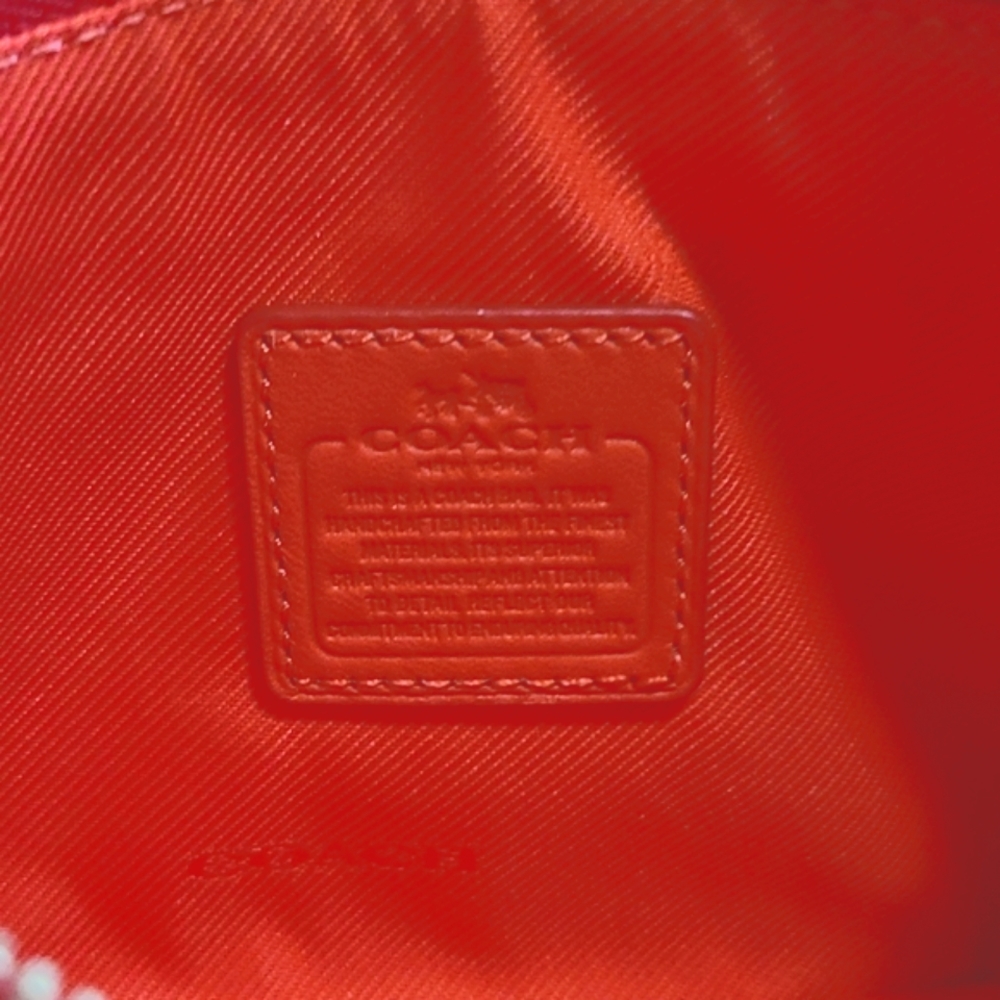 NWOT-Red and Orange Coach Wrislet - Picture 4 of 4